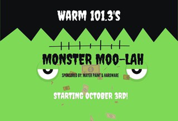 Warm 101.3's Monster Moo-Lah